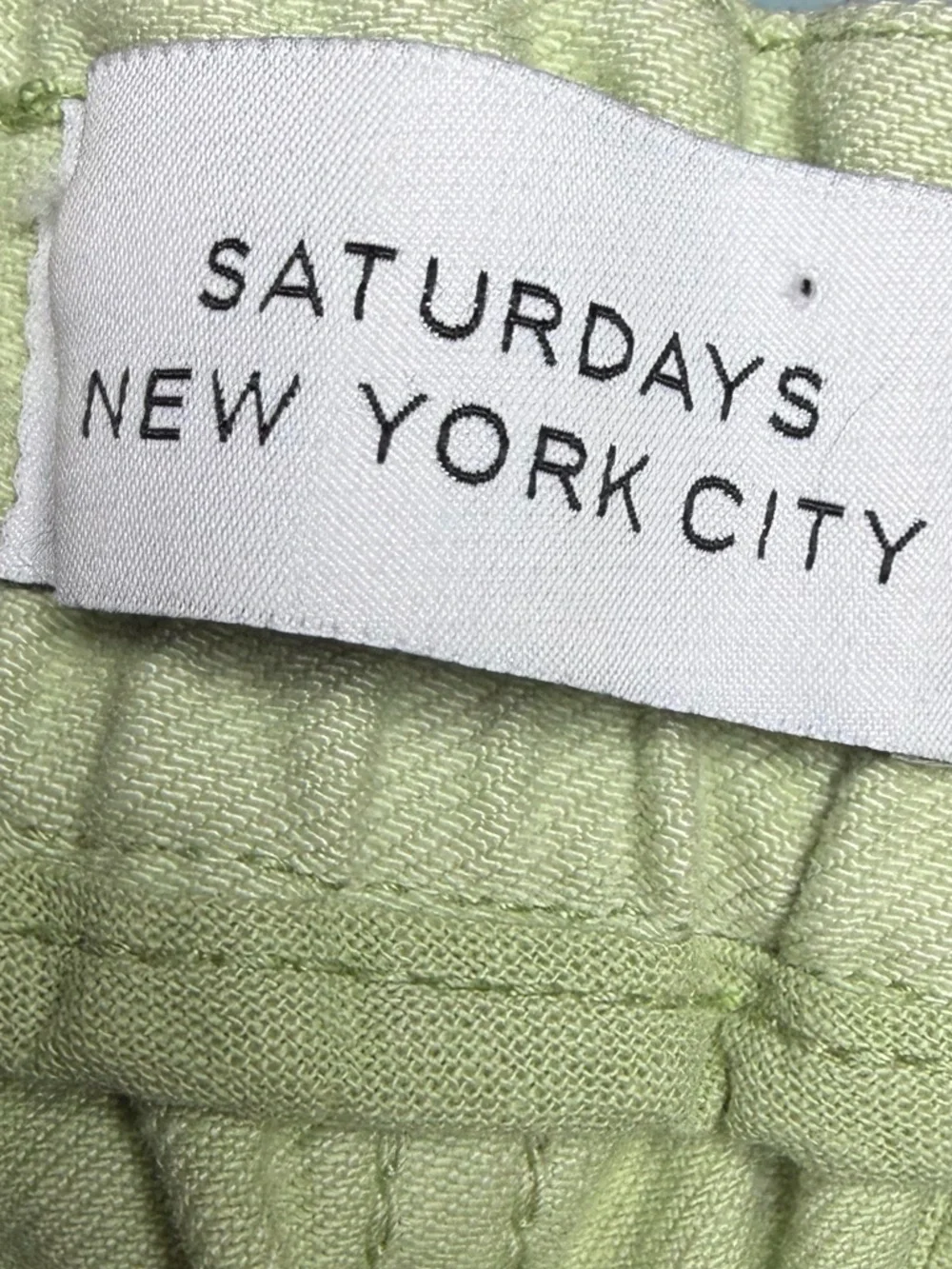 Saturdays New York City Pastel Mint Top - Picture 2 of 9